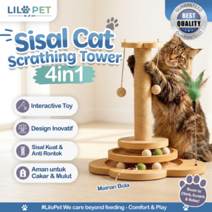 Sisal Cat Scratching Tower LH02